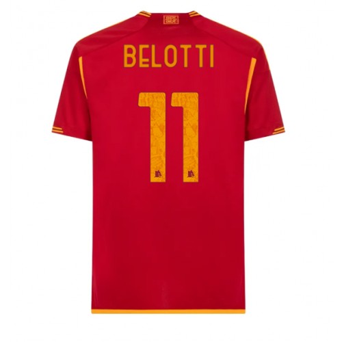 Fotballdrakt Herre AS Roma Andrea Belotti #11 Hjemmedrakt 2023-24 Kortermet
